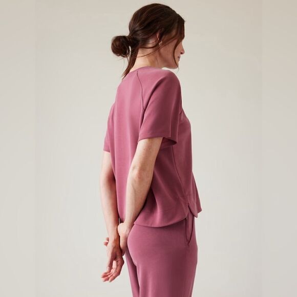 Athleta Seasoft Sweatshirt Tee - Picture 4 of 12